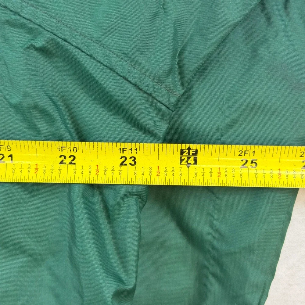Vintage Nike Windbreaker Jacket Green Black Colorblock Full Zip Mens M 90s